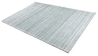 ORITO HAND WOVEN RUG SILVER/LINING