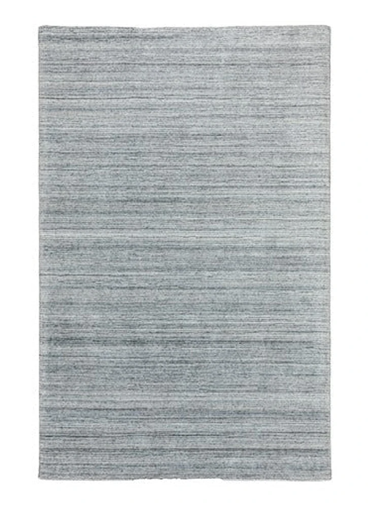 ORITO HAND WOVEN RUG SILVER/LINING