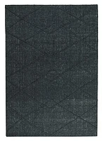 RAYTON HAND WOVEN RUG BLACK