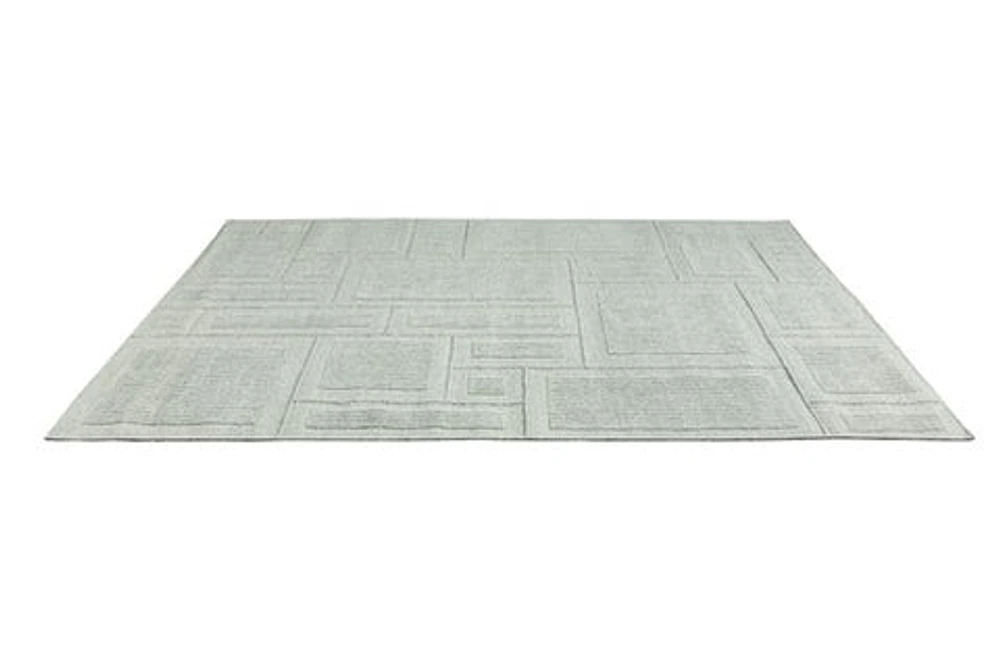 AVERA HAND WOVEN RUG STEEL