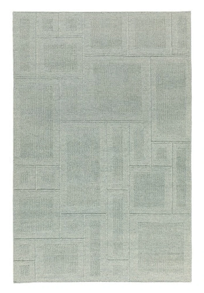 AVERA HAND WOVEN RUG STEEL