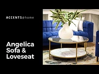 Angelica Chair-Blue - Greater Vancouver Furniture