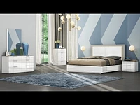 Patricia King Bed With Lift Up Storage - Two Tone