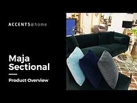 Maja Velvet Sectional-Royal Blue - Greater Vancouver Furniture