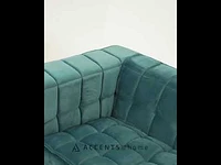 Allister Velvet Loveseat-Green