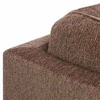 Bjork Fabric Modular Sectional 6Pc Brown Chenille