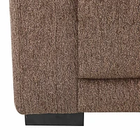 Bjork Fabric Modular Sectional 6Pc Brown Chenille