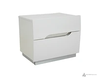 Zoe Glossy White Night stand