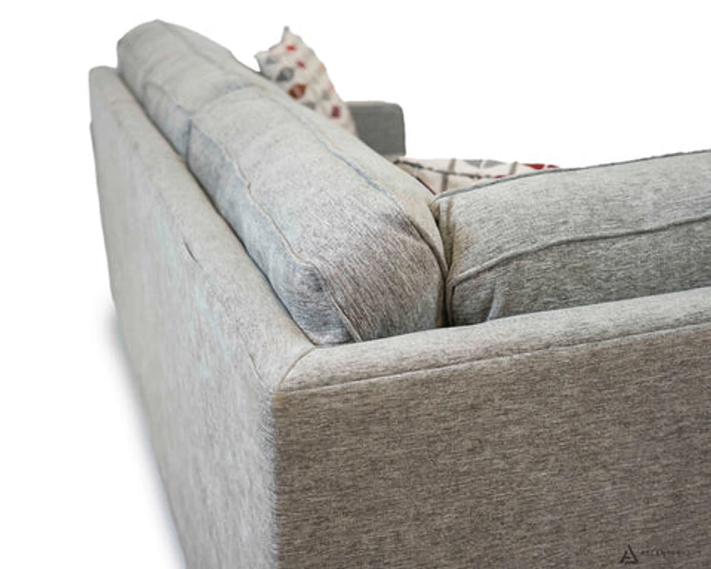 Rino Sectional - Rico Grey - Made In Canada