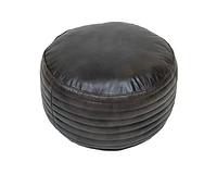 SABIK LEATHER POUF