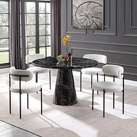 Omni 48" Faux Marble Dining Table