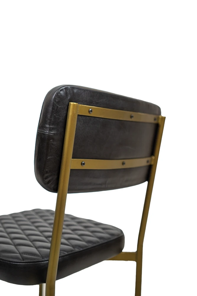 Vega Dining Chair Genuine Leather Seating