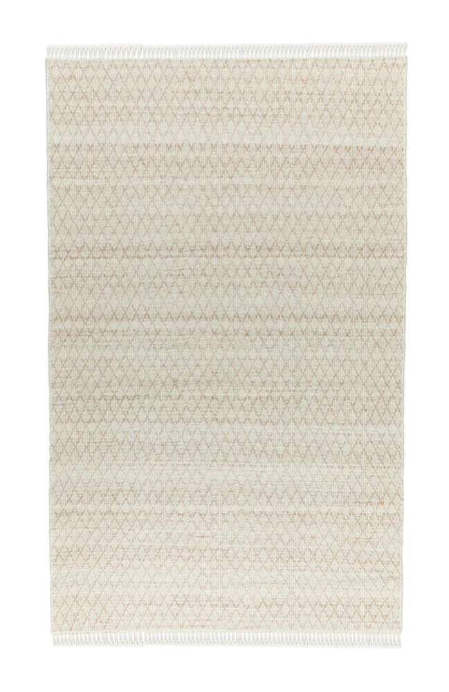 COSCO HAND WOVEN RUG SAND/IVORY