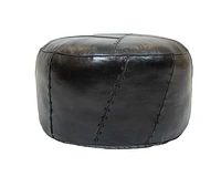 LEONIS LEATHER POUF