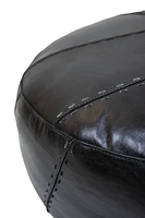 LEONIS LEATHER POUF