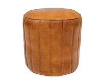 HAMAL LEATHER POUF