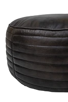 SABIK LEATHER POUF