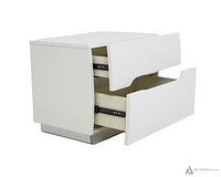 Zoe Glossy White Night stand