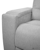 Roche Power Recliner Loveseat- Light Grey