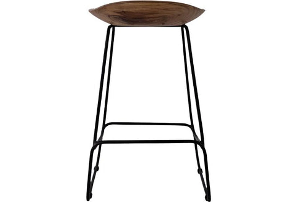 Nature's Edge Backless Stool - Chestnut