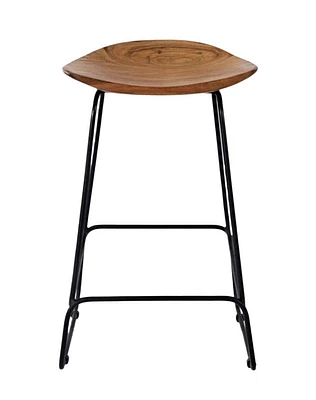 Nature's Edge Backless Stool - Natural - Greater Vancouver Furniture