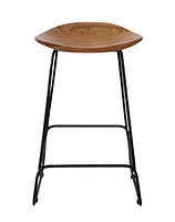 Nature's Edge Backless Stool - Natural - Greater Vancouver Furniture