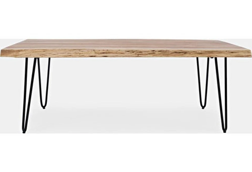 Nature's Edge Cocktail Table Natural Finish