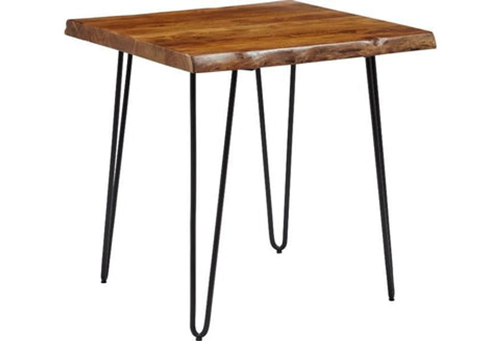 Nature's Edge Square End Table Chestnut