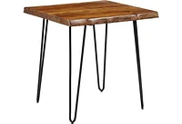 Nature's Edge Square End Table Chestnut