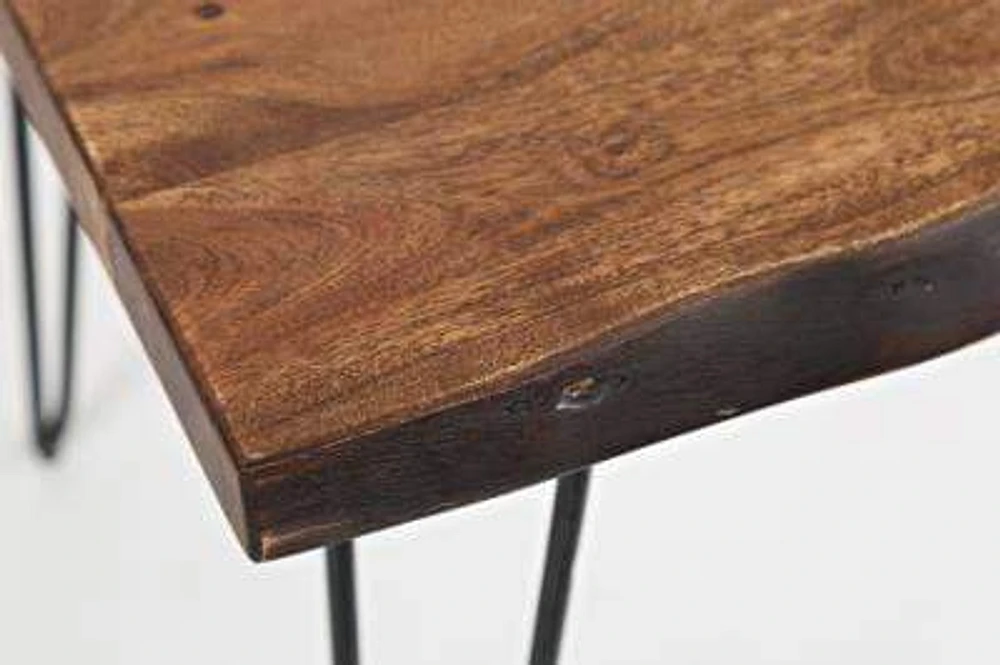 Nature's Edge Square End Table Chestnut