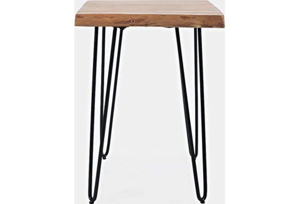 Nature's Edge Live Edge Chairside Table Natural