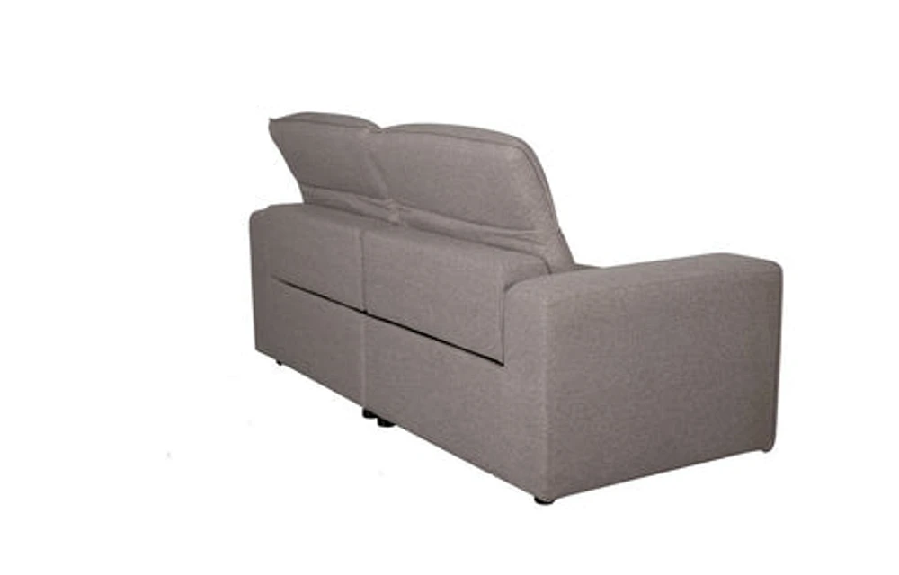 Regis Power Reclining Loveseat - Light Brown