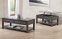 LANCASTER 40" SQUARE COFFEE TABLE - T2-LC140C