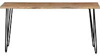 Nature's Edge Sofa Table Counter Height 72" Long - Natural