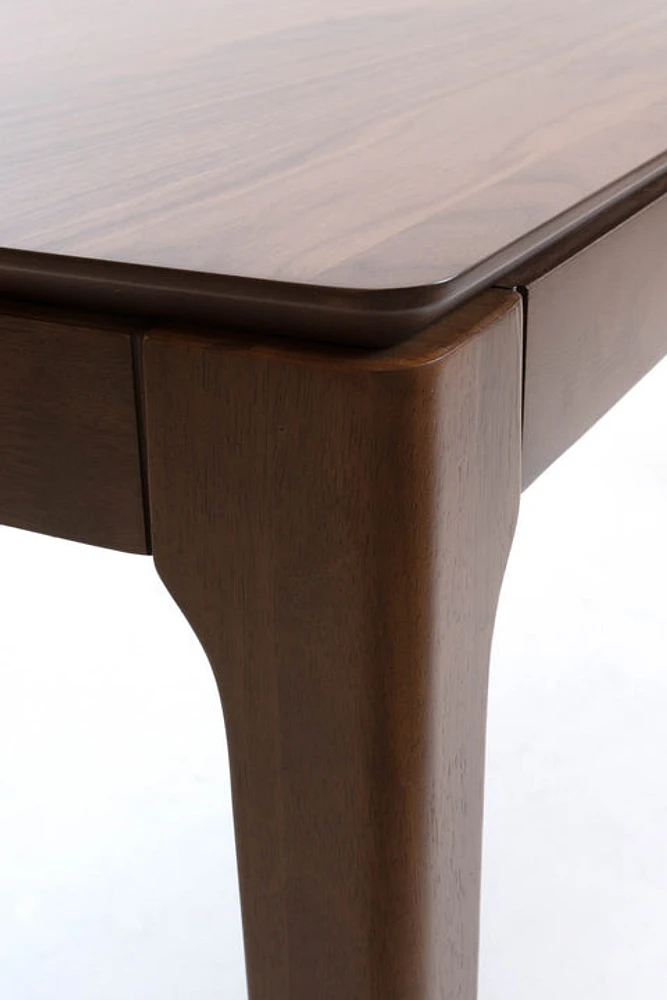 Ettore Walnut Finish Dining Table