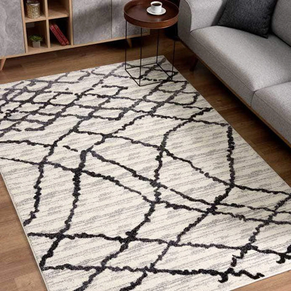 Courtney Rug - 203976 White Grey