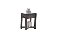 LANCASTER 14" END TABLE - T2-LC101E Grey