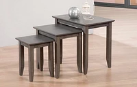 Quadra Nesting Tables - T2-Q100NT Grey