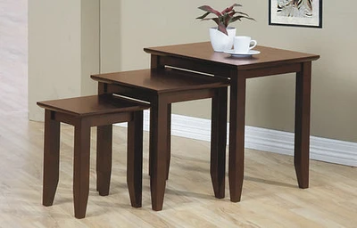 Quadra Nesting Tables Walnut - T2-Q100NT