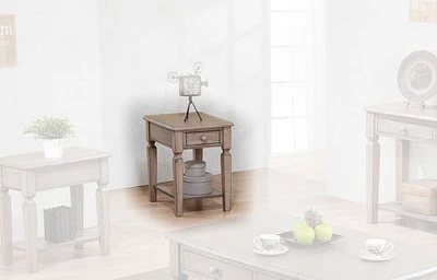 Ventura 18" End Table - T2-VT100E