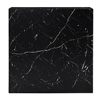 ROMAN FAUX MARBLE COFFEE TABLE - BLACK