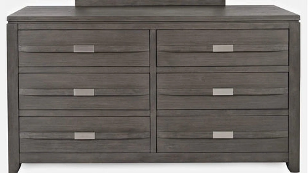 Altamonte 6-Drawer Dresser - Brushed Grey - Greater Vancouver Furniture