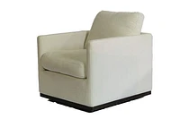 Astro Swivel Accent Chair - Beige - Greater Vancouver Furniture