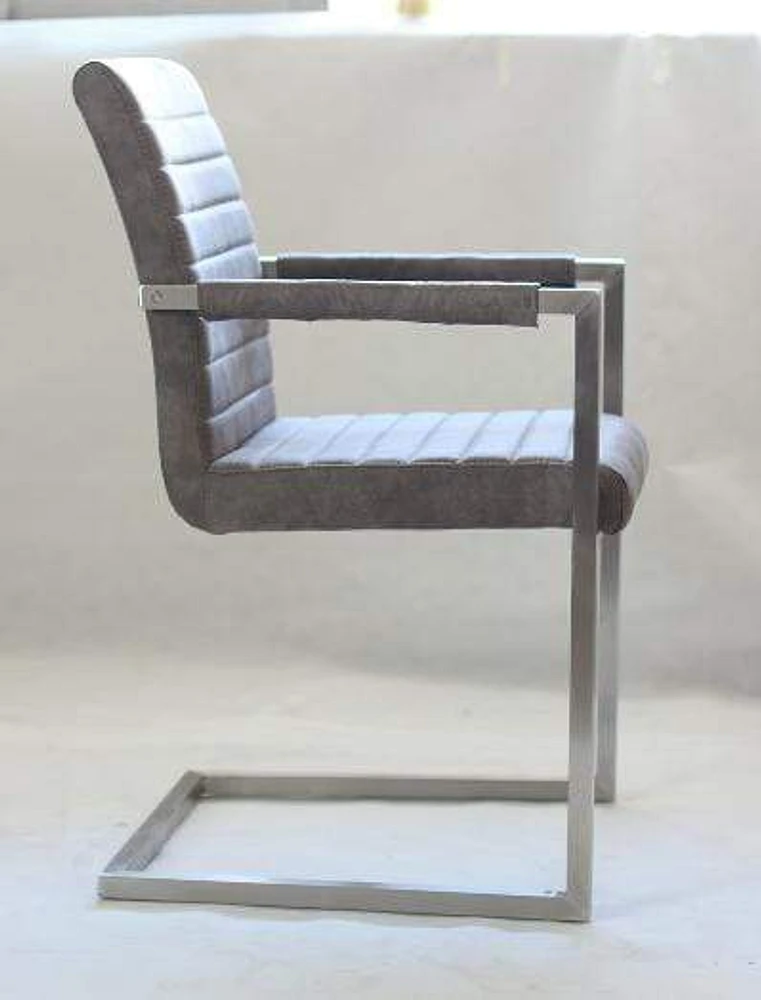 Bellville Upholstered Dining Chair Grey - Greater Vancouver Furniture