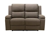 Clinton Power Recliner loveseat-Silver Pepper - Greater Vancouver Furniture