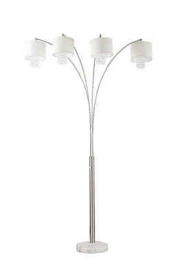 Crystal Arc Floor Lamp