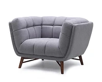 Kitsilano Kitsilano Accent Chair - Grey Fabric - Greater Vancouver Furniture