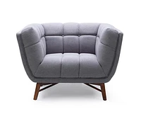 Kitsilano Kitsilano Accent Chair - Grey Fabric - Greater Vancouver Furniture