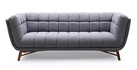 Kitsilano Sofa - Grey Velvet - Greater Vancouver Furniture