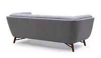 Kitsilano Sofa - Grey Velvet - Greater Vancouver Furniture